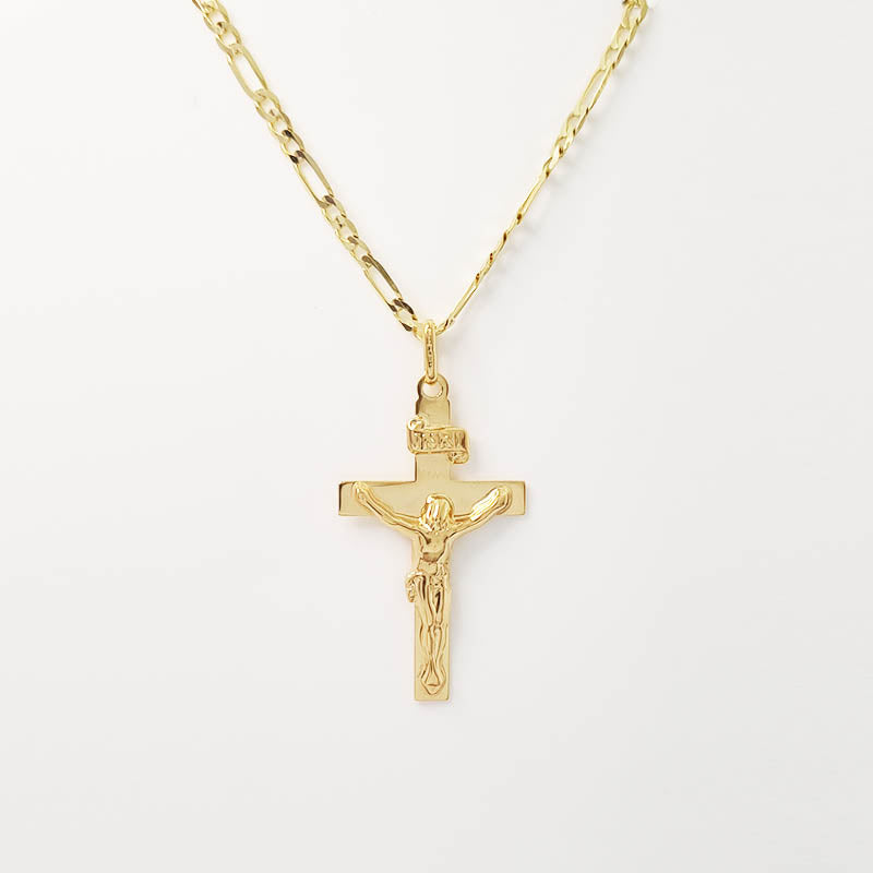 9ct gold deals cross necklace