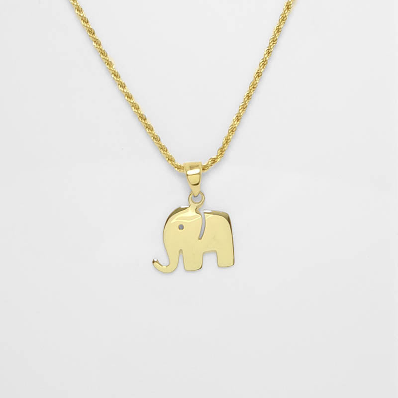 Beautiful 9ct gold Elephant pendant orders