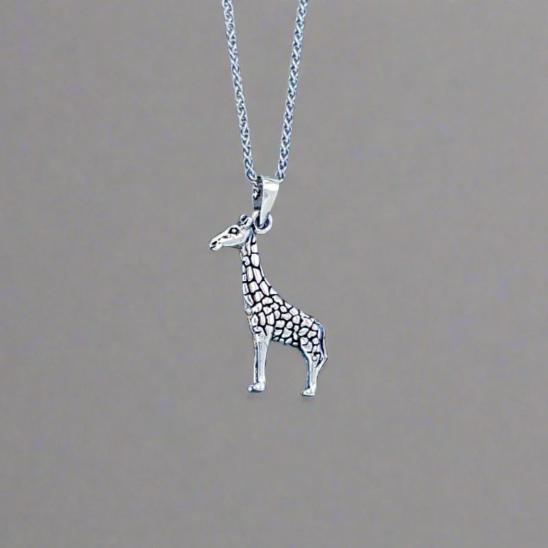 Giraffe Pendant | Sterling Silver | African Jewellery