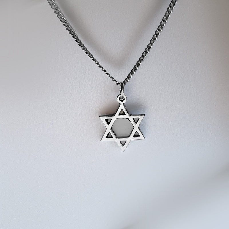 Sterling Silver Star of David Pendant