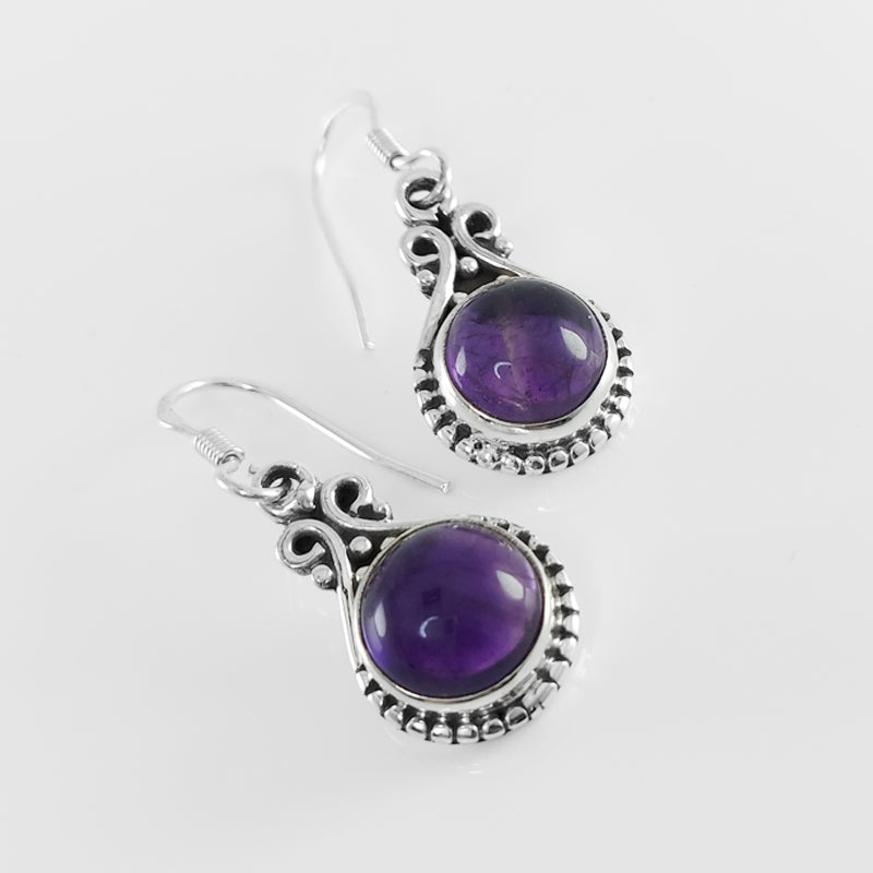 Sterling Silver Amethyst Earrings