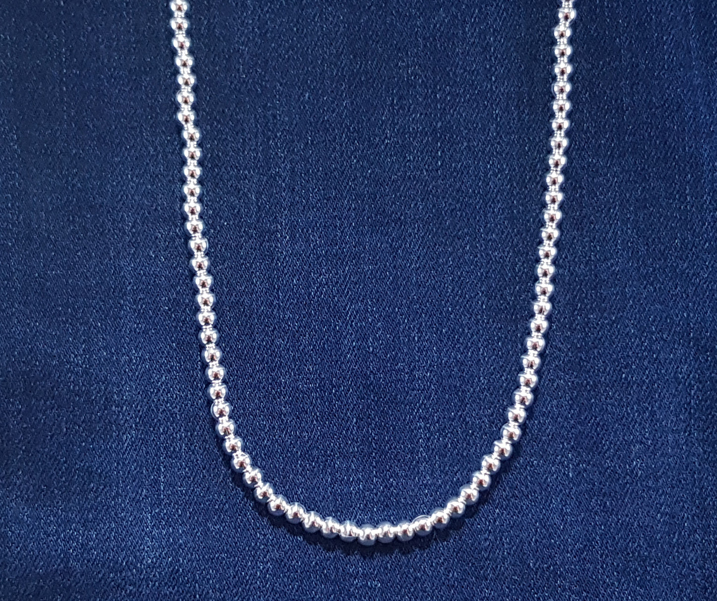 Sterling Silver Ball Necklace