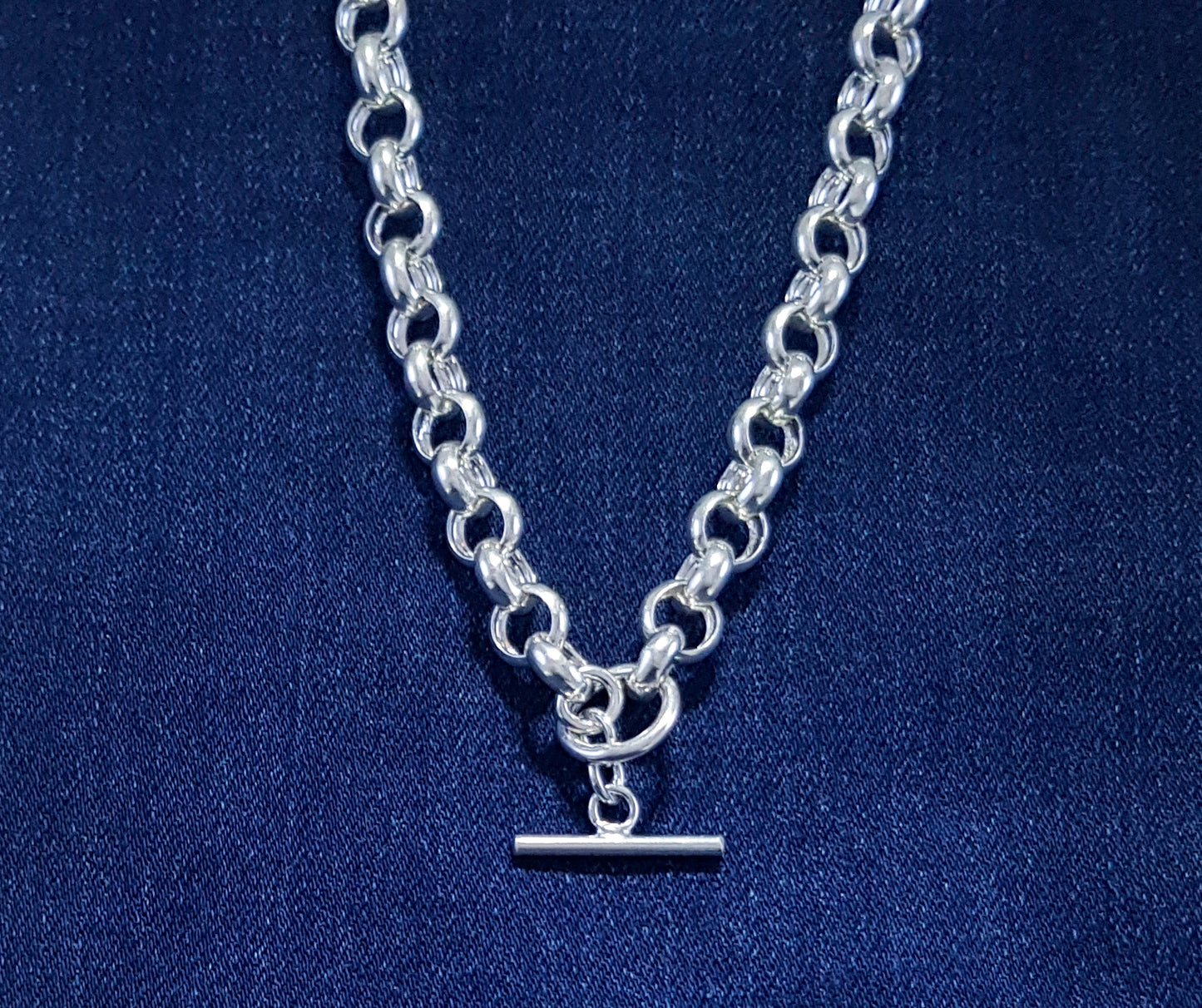Sterling Silver Belcher Necklace