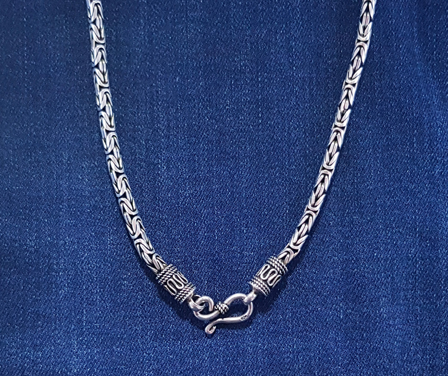 Sterling Silver Byzantine Necklace