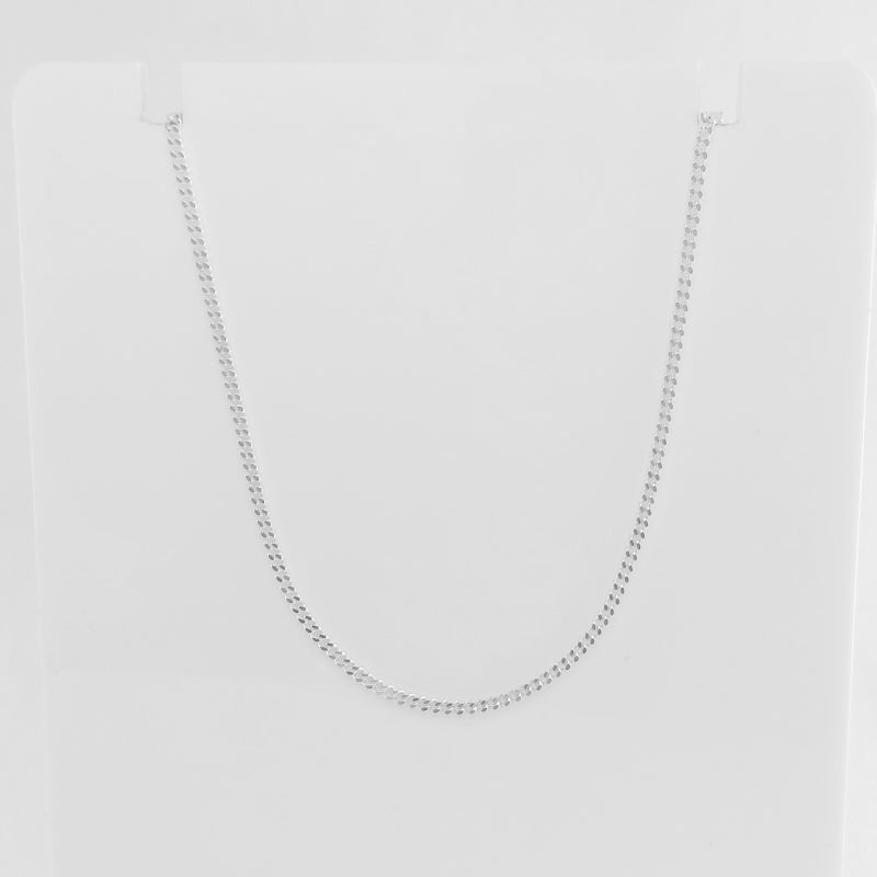 Sterling Silver curb chain - 1,2mm thickness