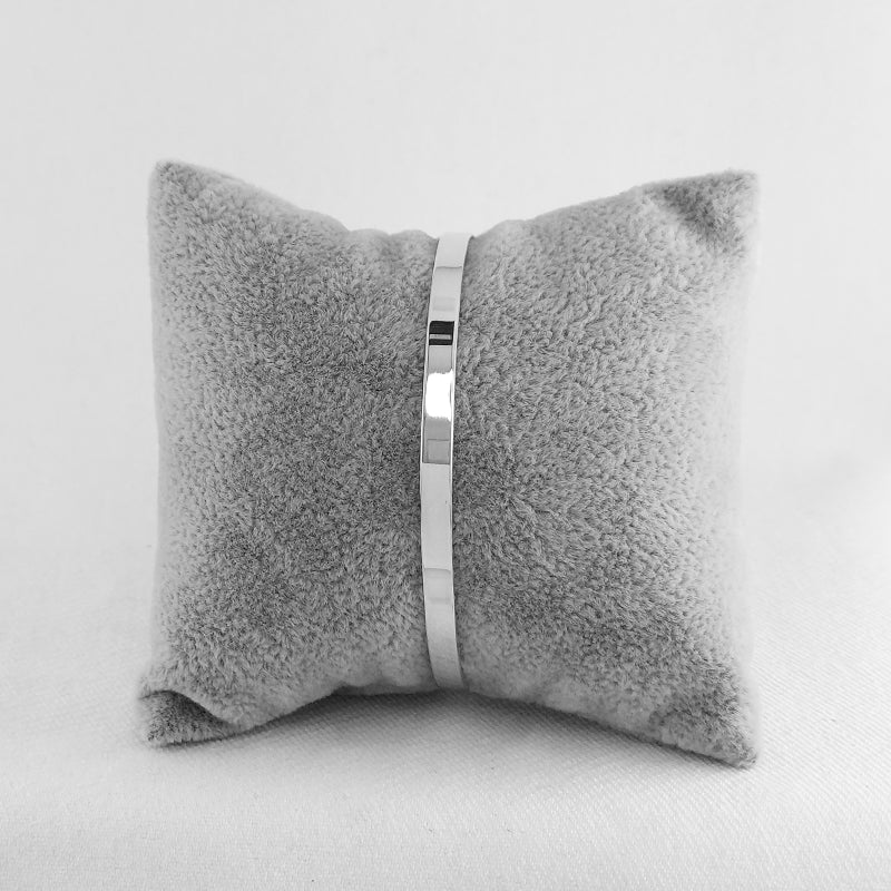 Sterling Silver Infinity Bangle