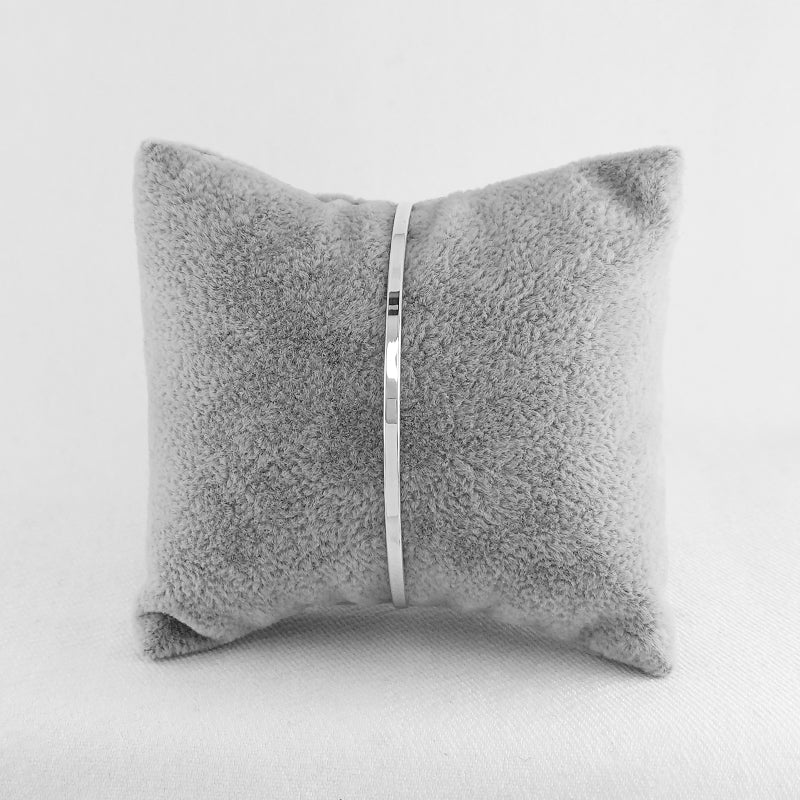 Sterling Silver Cross Bangle