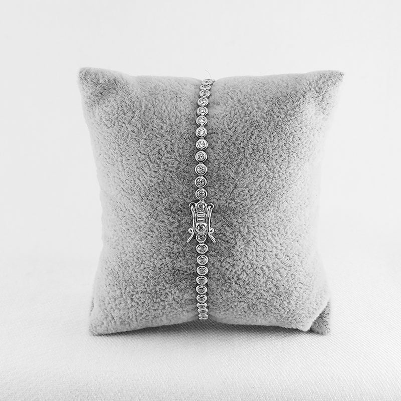 Sterling Silver Tennis Bracelet