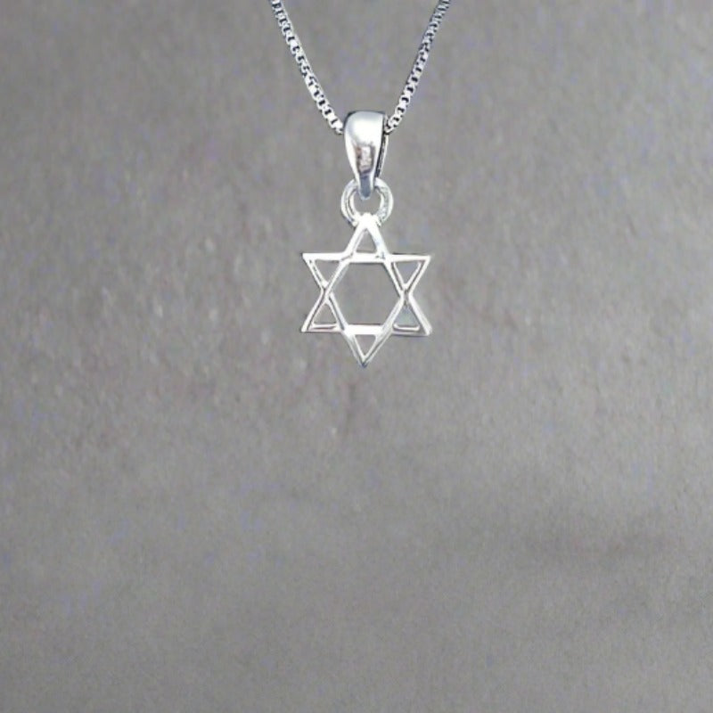 Sterling Silver Star of David Pendant