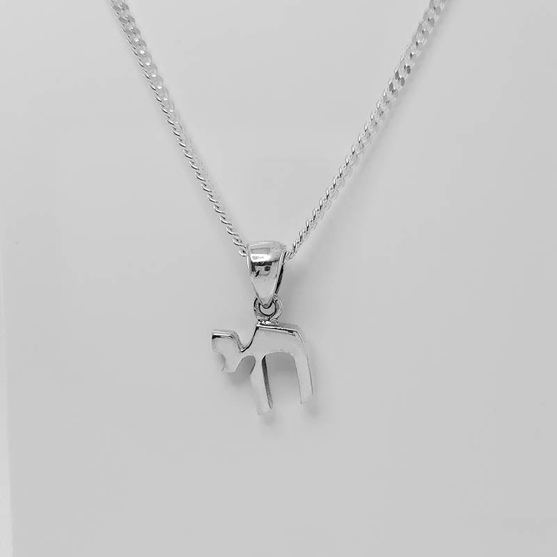 Sterling Silver Chai Pendant