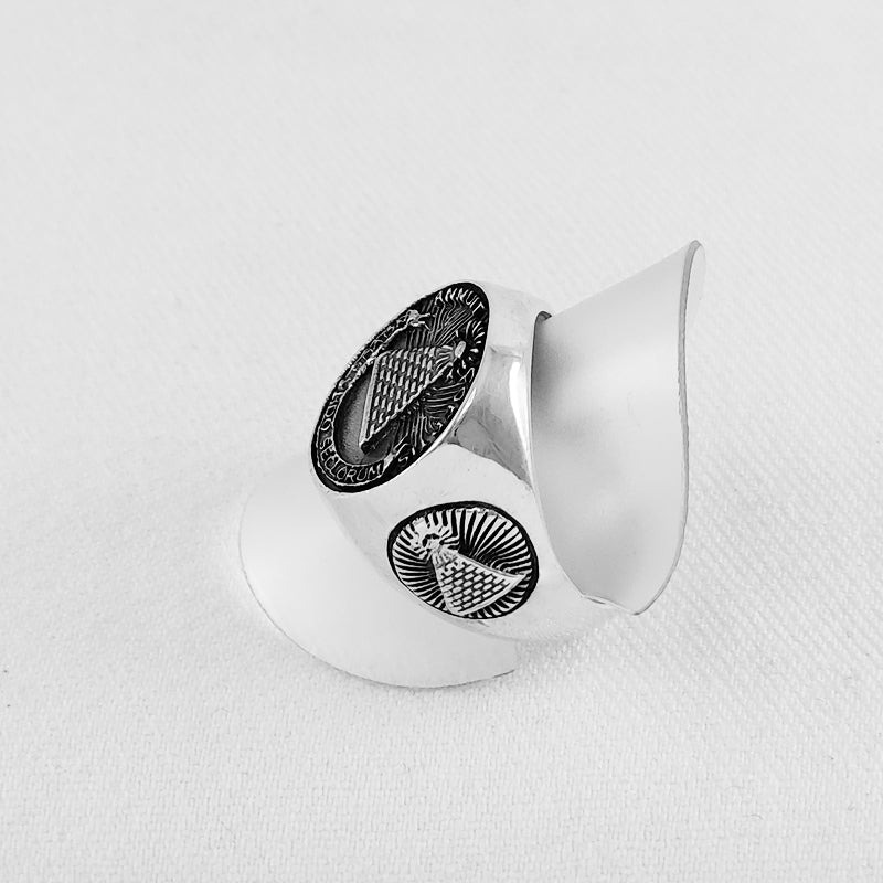 Sterling Silver Eye of Providence Ring