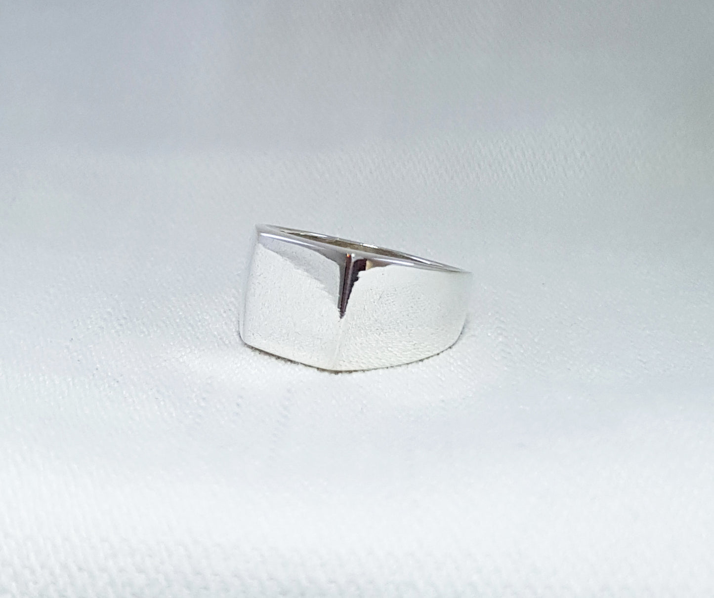 Sterling Silver Signet Ring for Men. Seal Ring