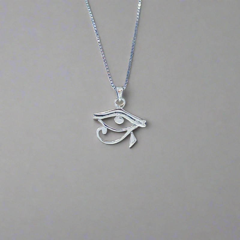 Sterling Silver Eye of Horus Pendant