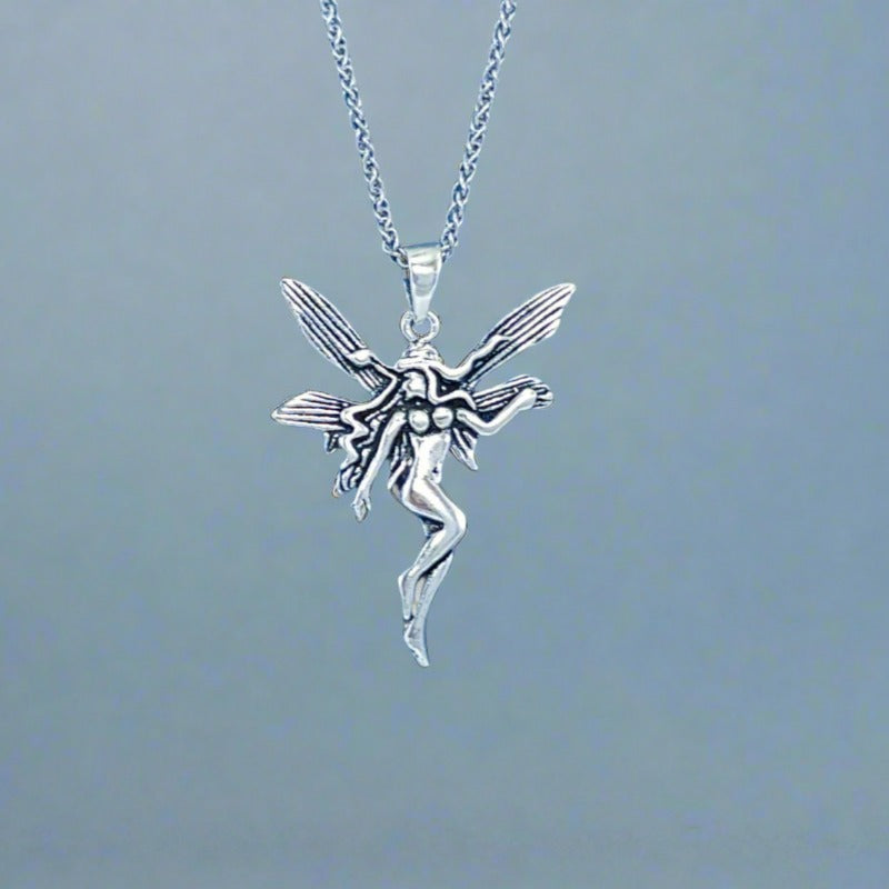 Fairy necklace deals sterling silver