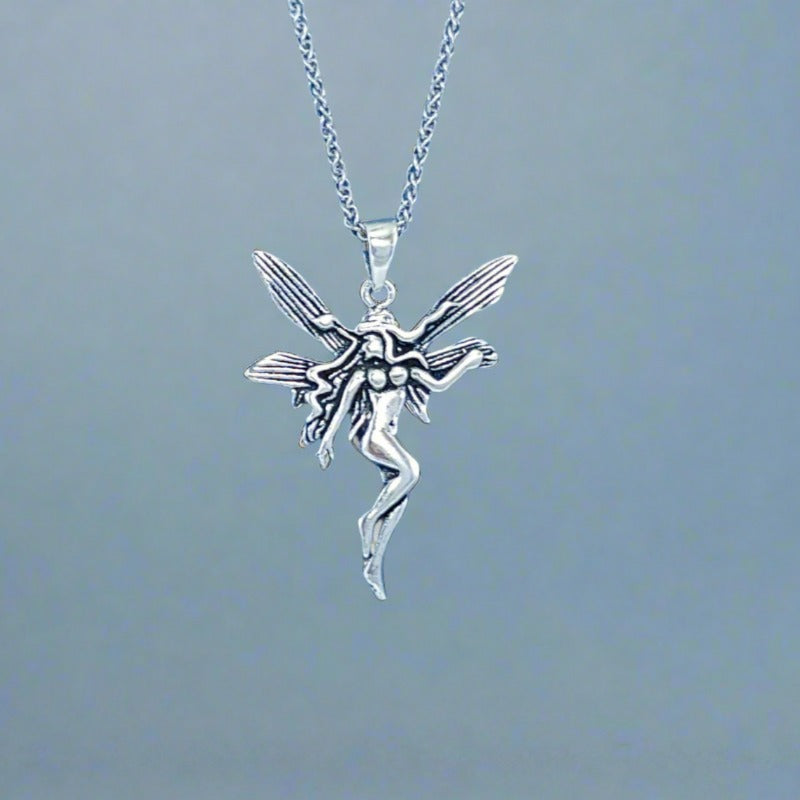 Sterling Silver Fairy Pendant by Silver Image Jewellery