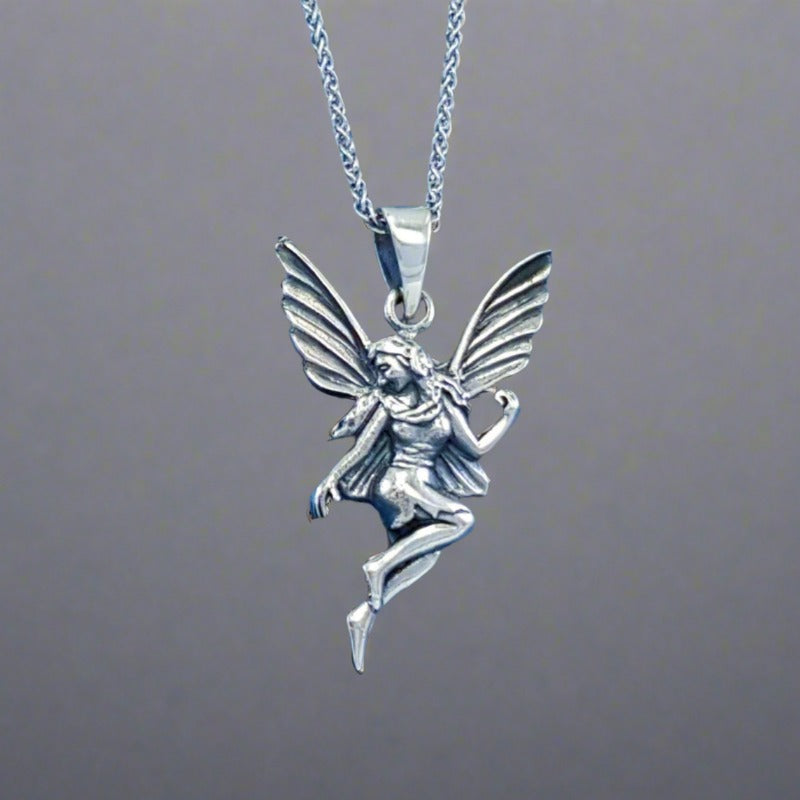 Sterling Silver Fairy Pendant by Silver Image Jewellery
