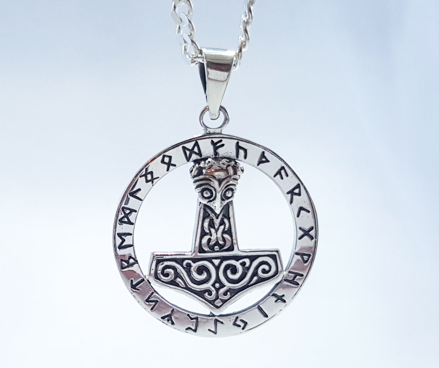 The Hammer Pendant - Hammer pendant crafted from Sterling Silver