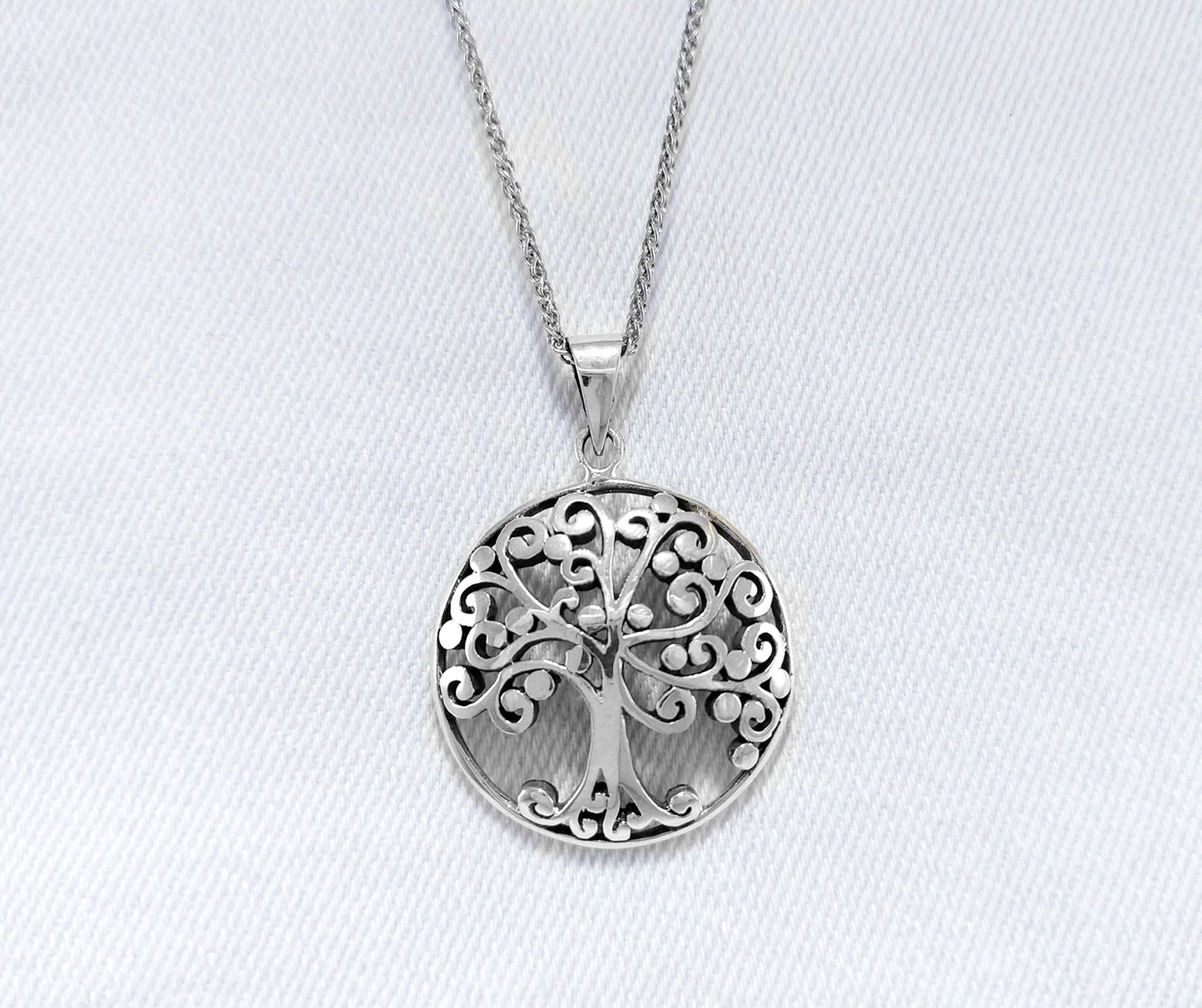 Sterling Silver Tree of Life Pendant Charm