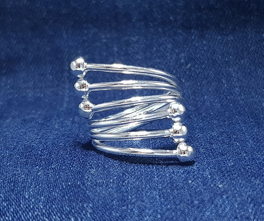 Wire Design Flat Wave Ring