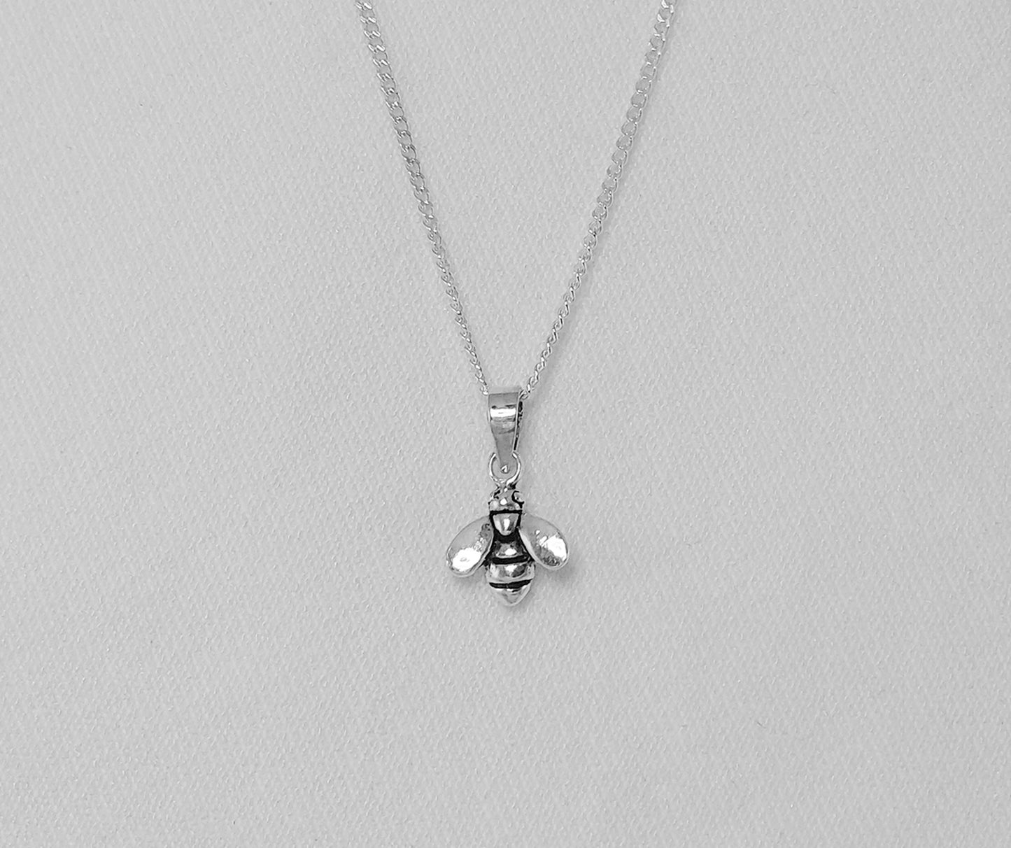 Sterling Silver Bee Pendant or Charm