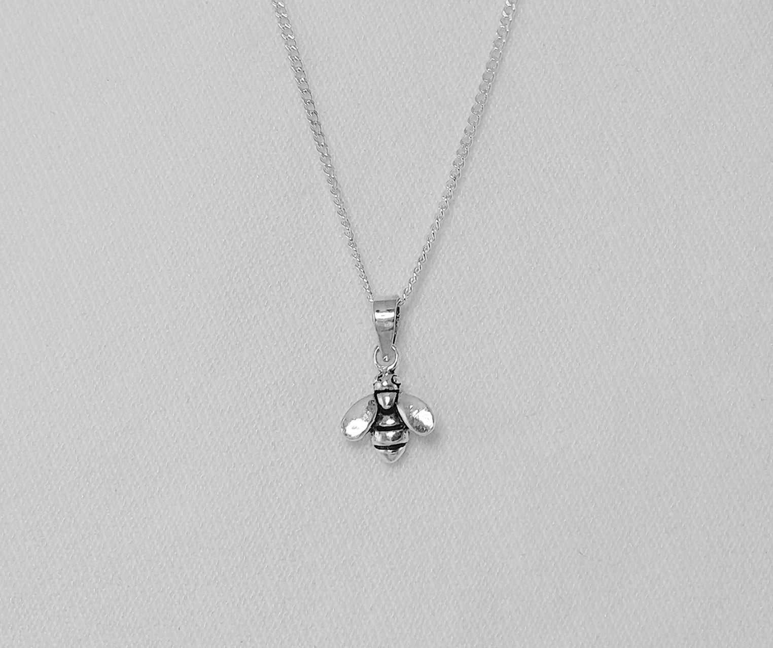 Sterling Silver Bee Pendant or Charm
