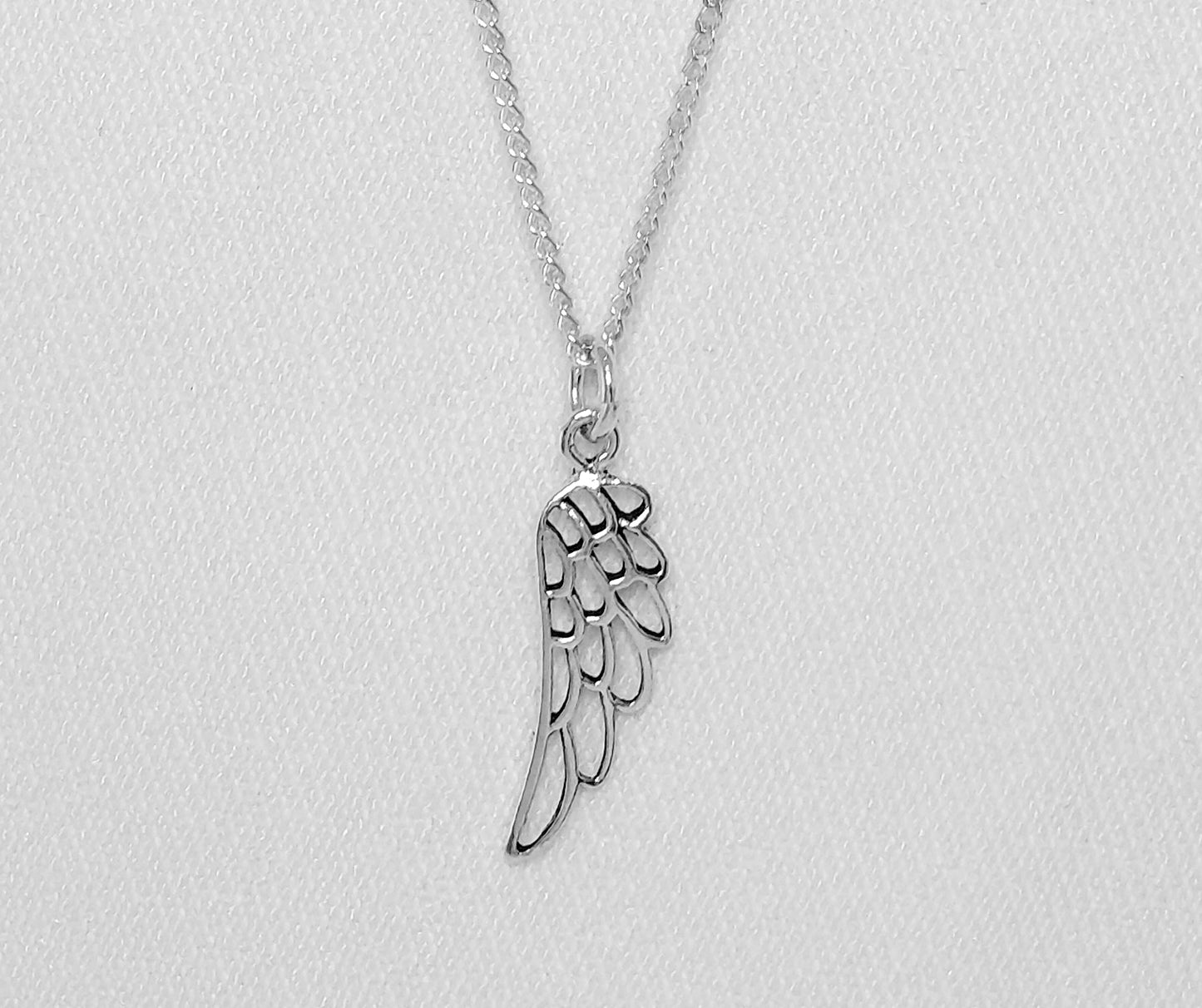 Sterling Silver Angel Wing Pendant
