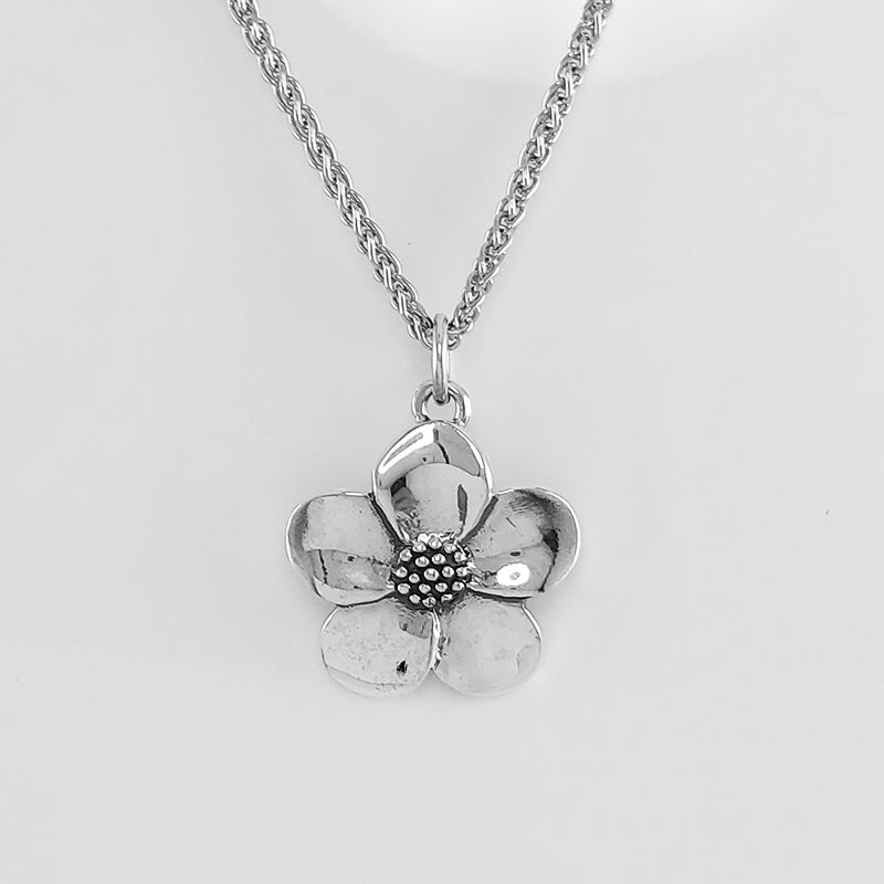 Sterling Silver Flower Pendant