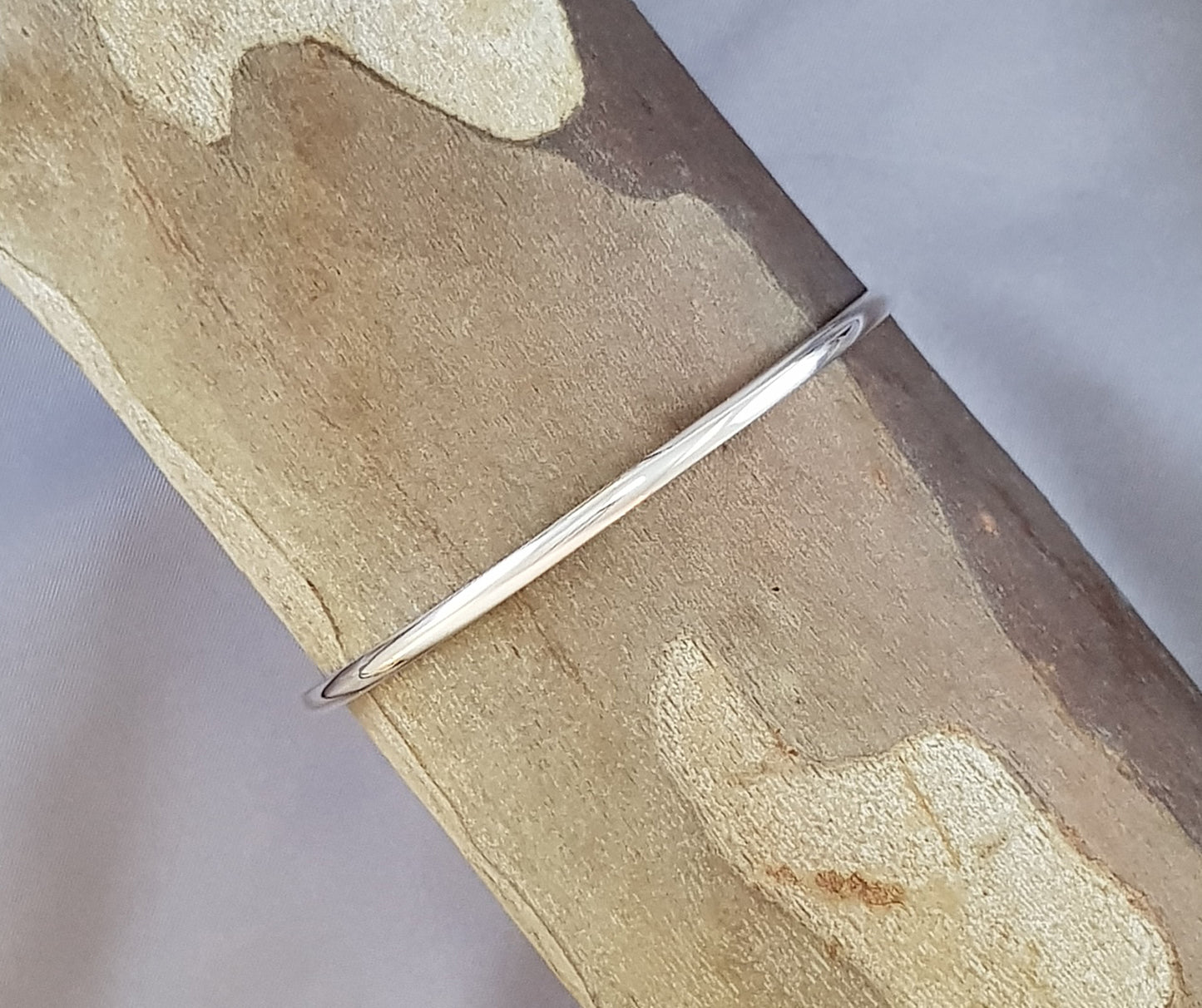 Sterling Silver Solid Bangle