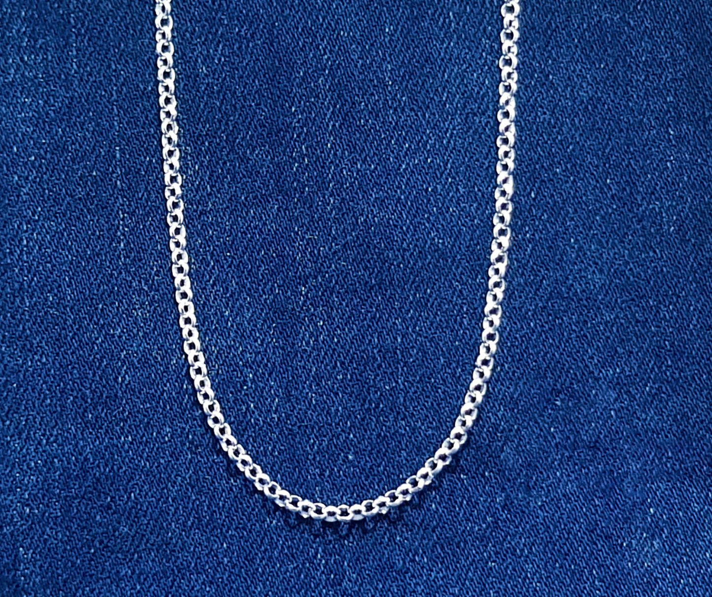 Sterling Silver Chain. Rolo or Balcher Style
