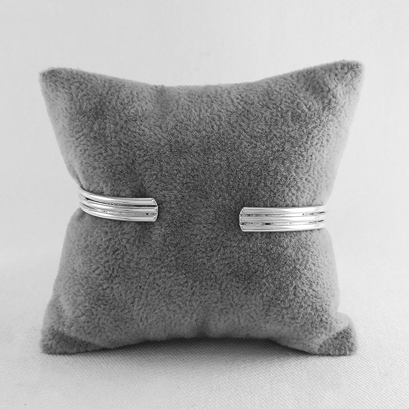 Sterling Silver Wave Cuff Bangle