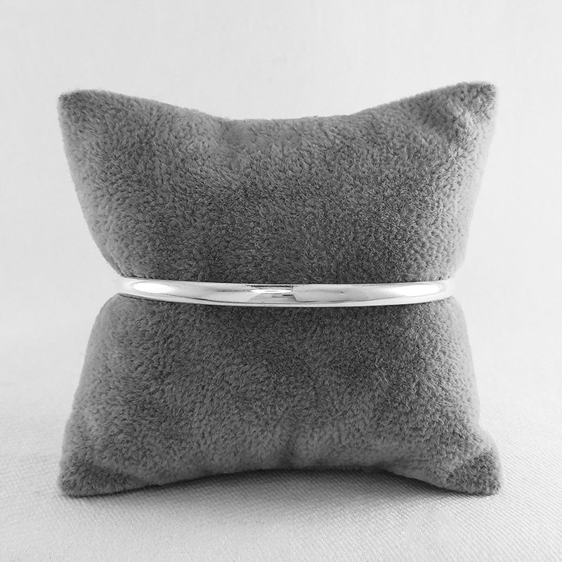 Sterling Silver Double Ball Bangle