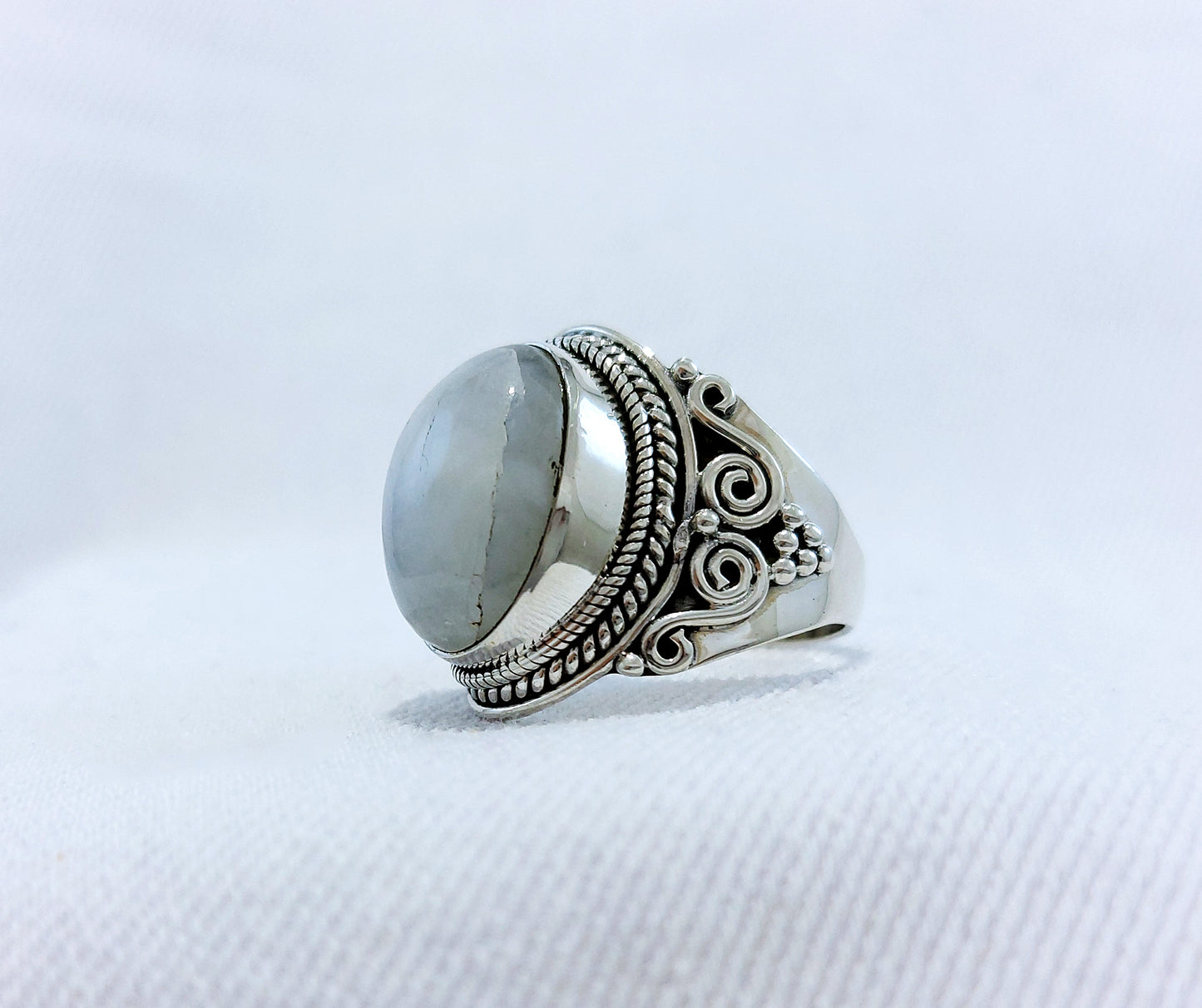 Sterling Silver Moonstone Ring