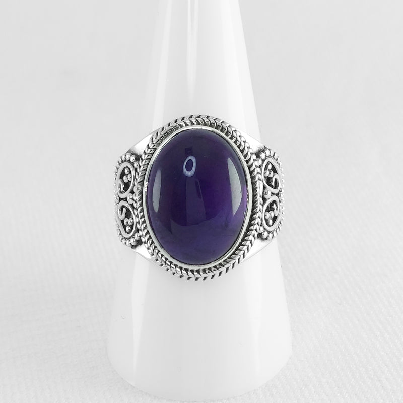 Sterling Silver Amethyst Ring