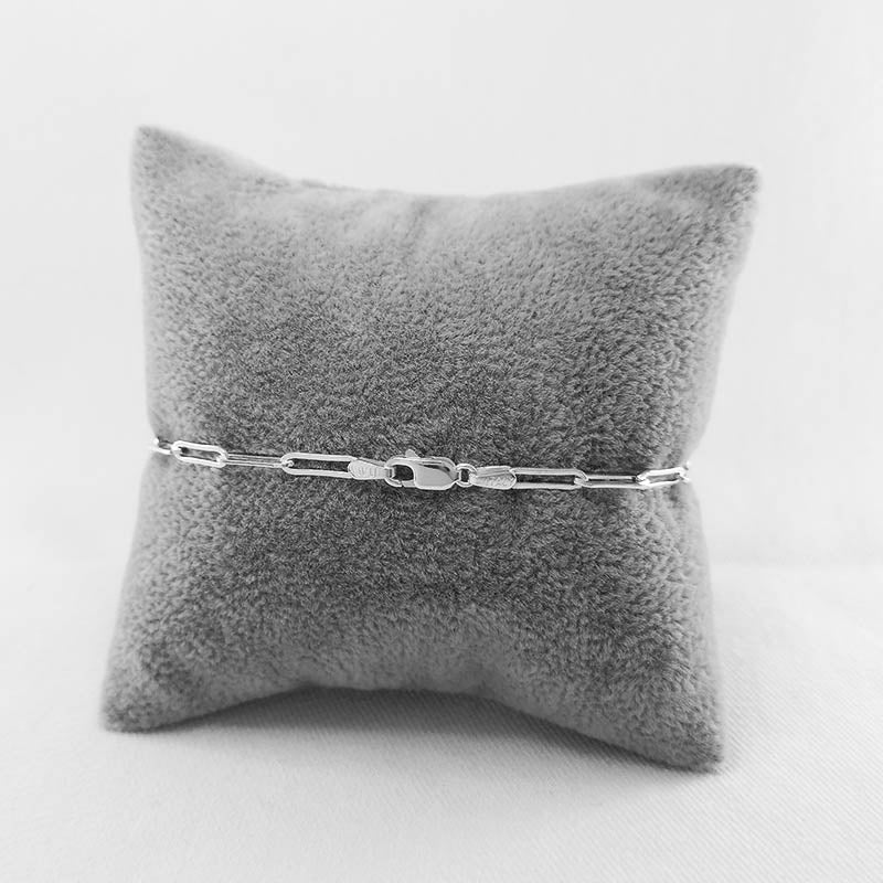 Sterling Silver Paperclip Link Bracelet