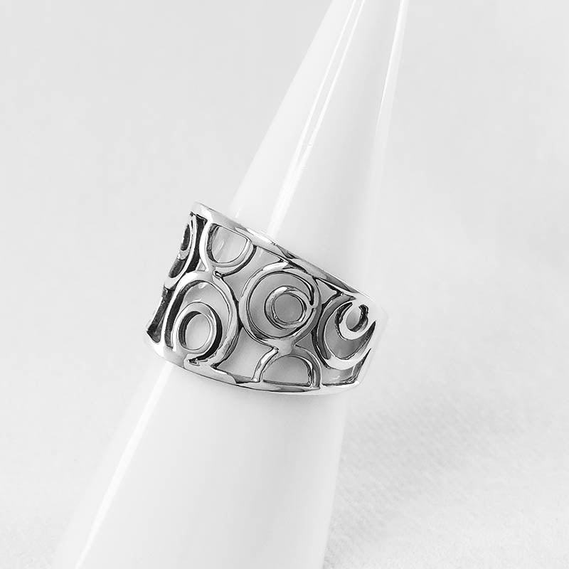 Sterling silver dress ring for women