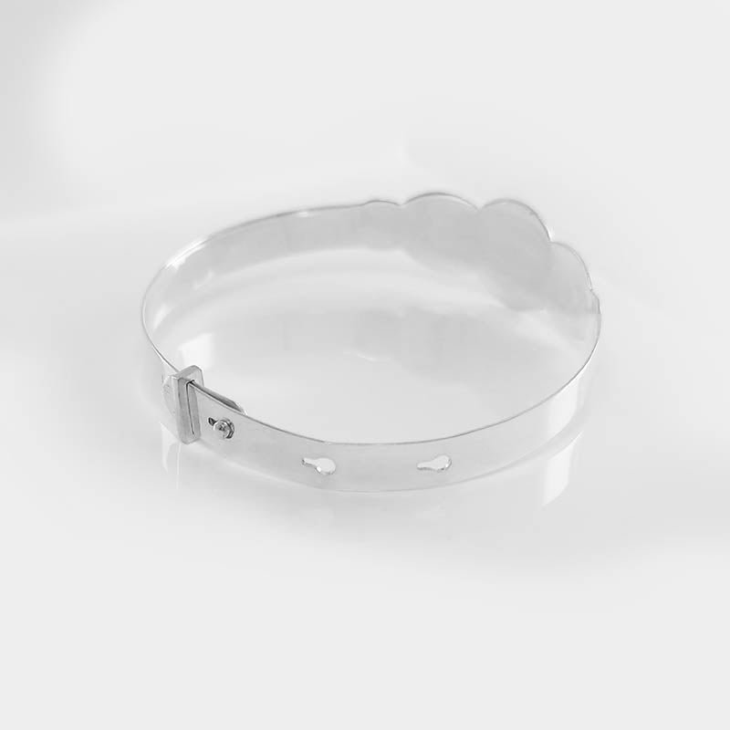 Sterling silver bangle for babies and small children