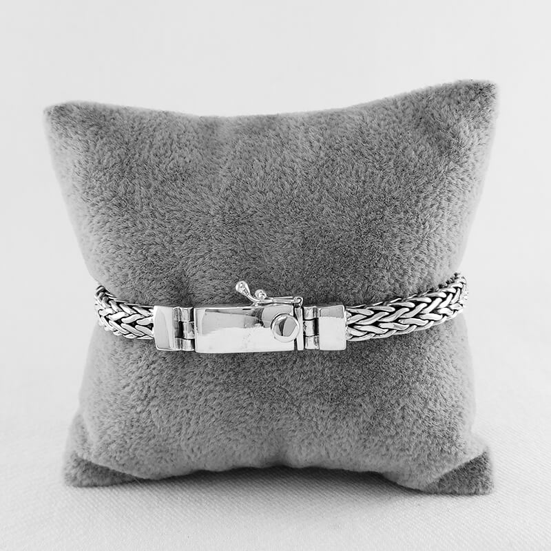 Sterling Silver Bracelet - Square Design