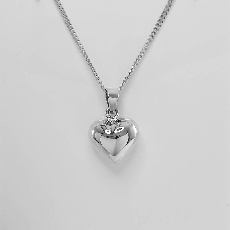 Bubble Heart Charm Bracelet Silver