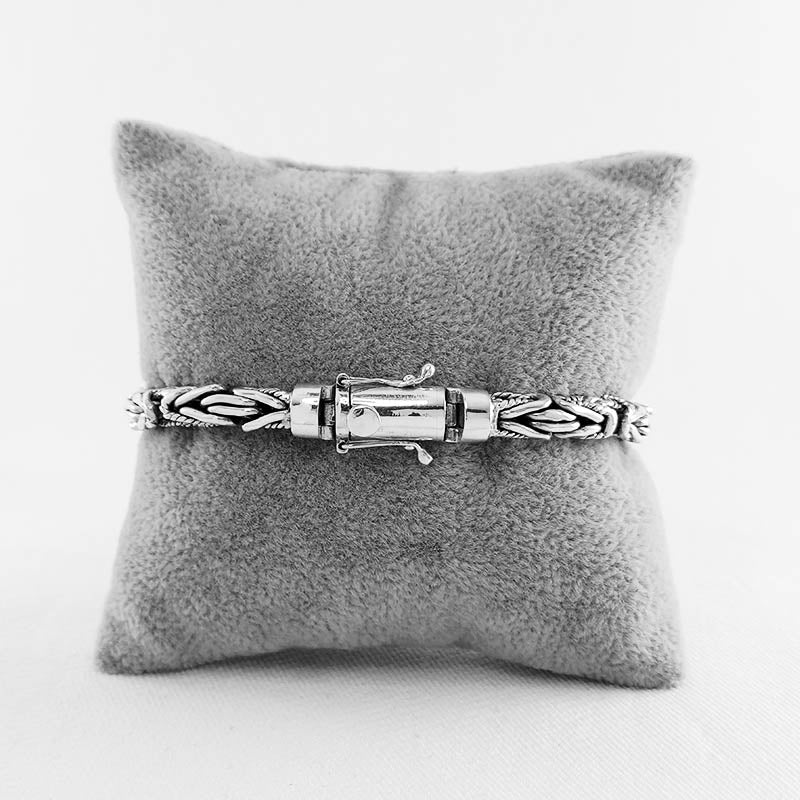 Sterling Silver Byzantine Bracelet