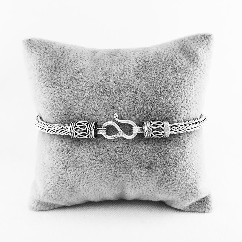 Sterling Silver Balinese Cable Bracelet