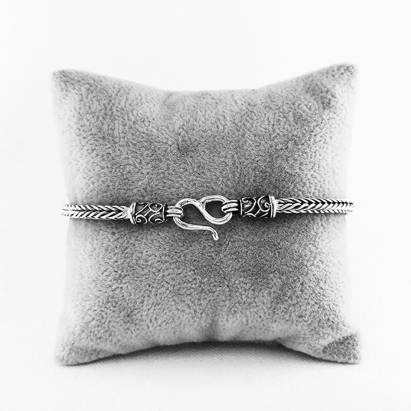 Sterling Silver Balinese Heart Bracelet