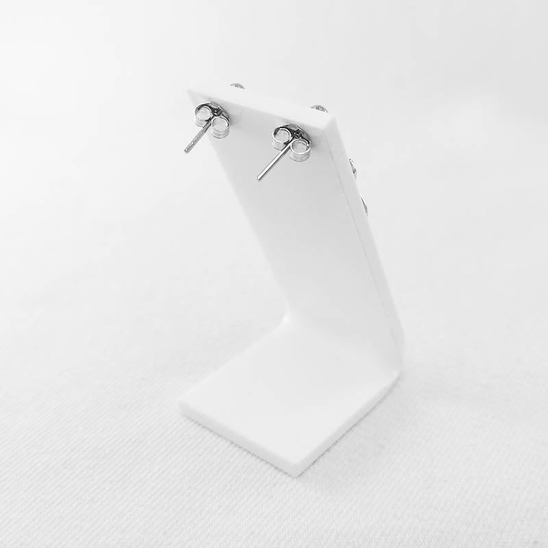 Sterling silver infinity drop earrings