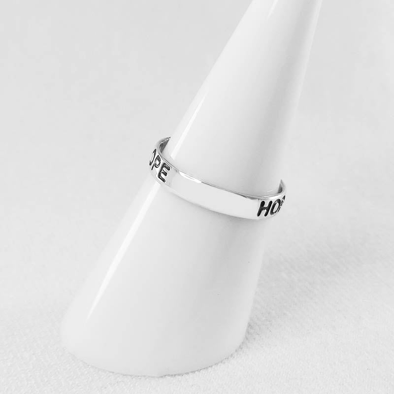 Sterling Silver HOPE Ring