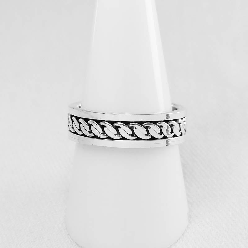 Sterling Silver Wedding Band For Men