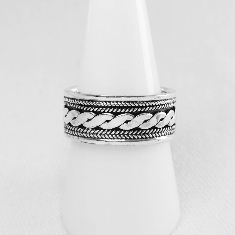 Sterling Silver Men's Wedding Ring