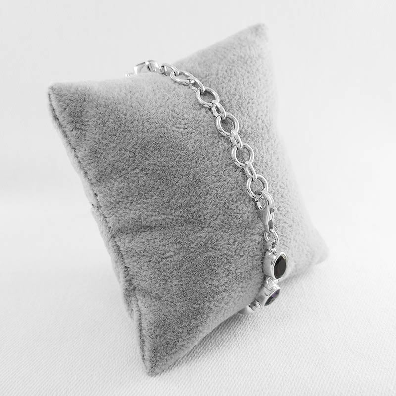 Sterling Silver Gemstone bracelet