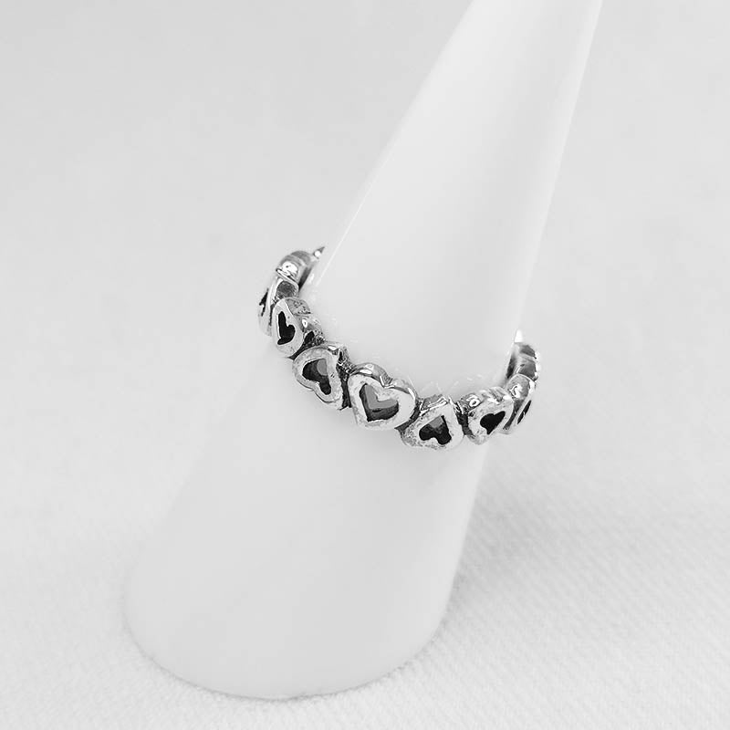 Sterling Silver Heart ring consisting of multiple hearts