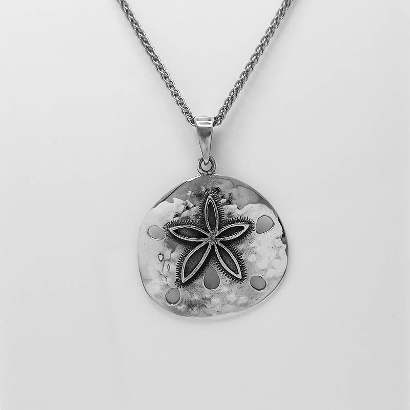 Large Pansy Shell Pendant