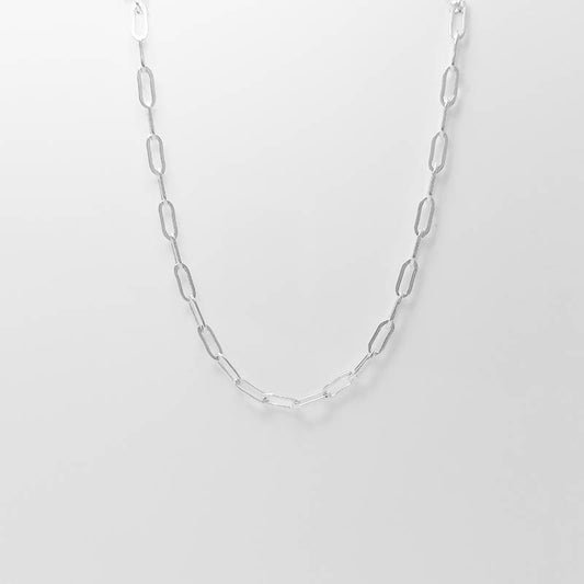 Sterling Silver Paperclip Link Chain