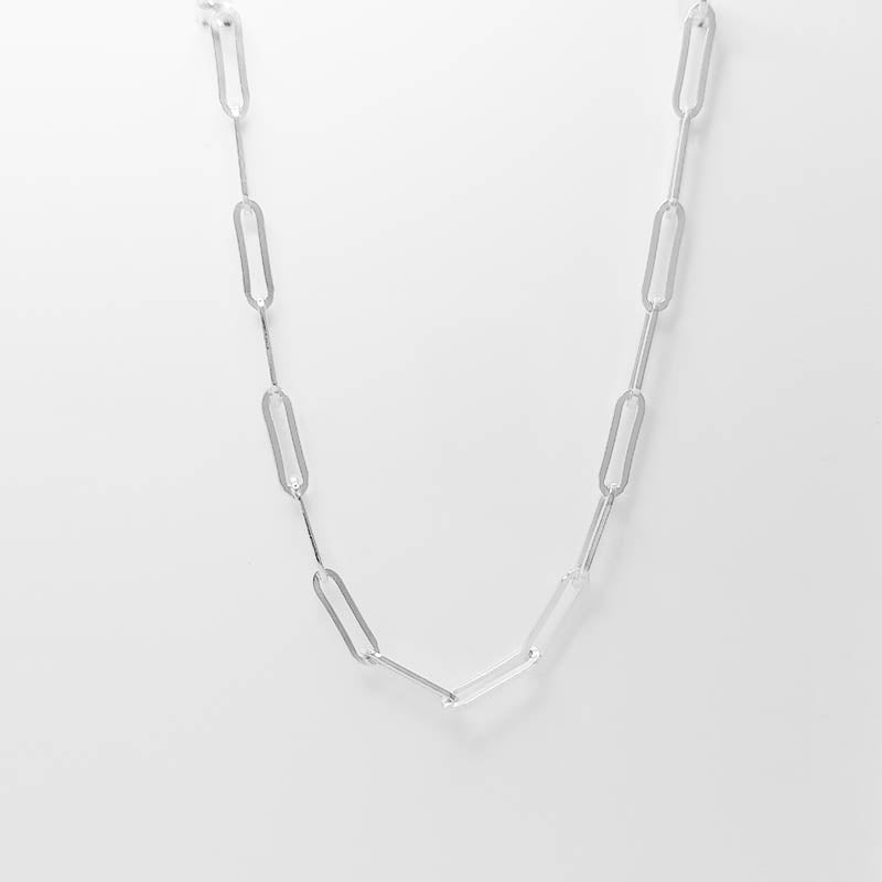 Sterling Silver Paperclip Chain